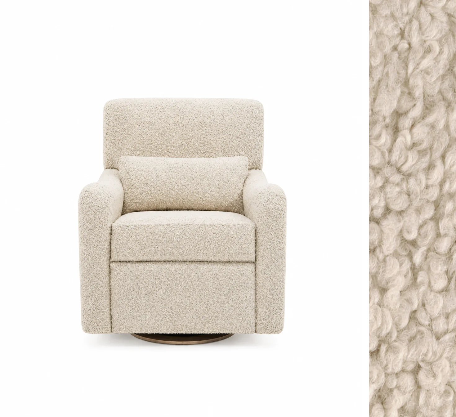 Oilo Teddy Power Gliding Swivel Nursery Recliner - Image 7