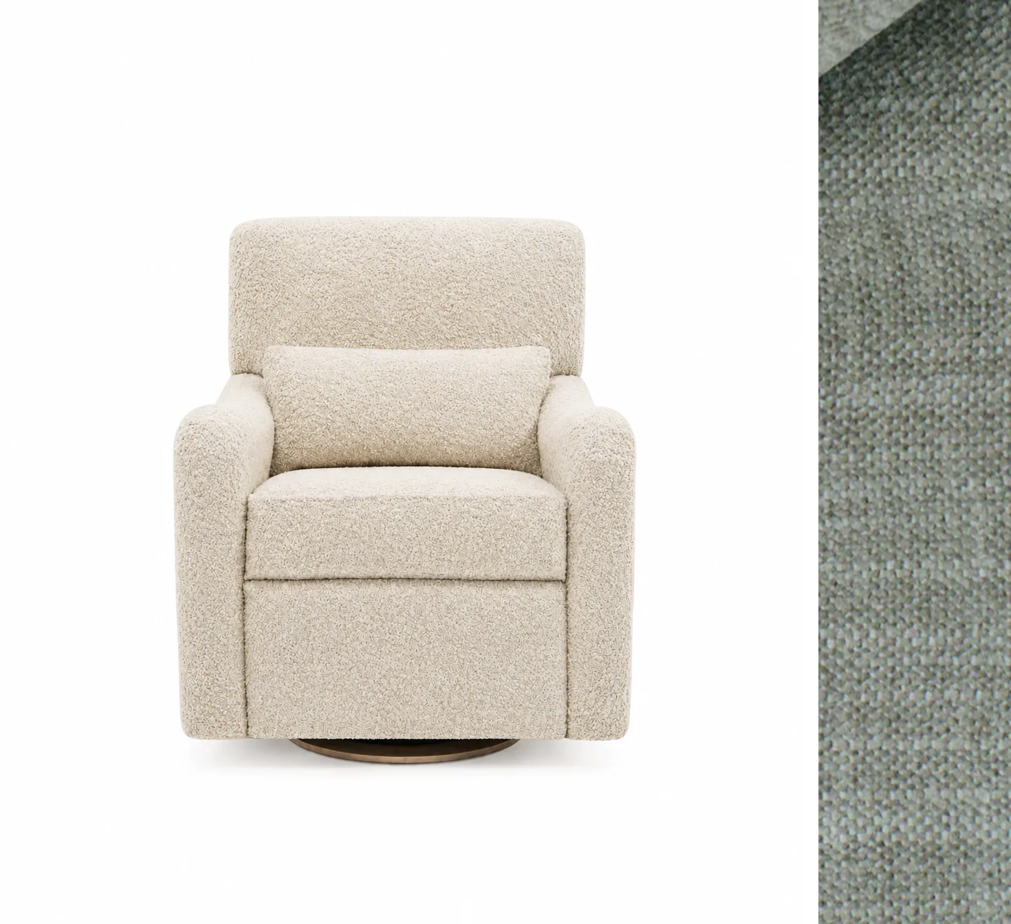 Oilo Teddy Power Gliding Swivel Nursery Recliner - Image 8
