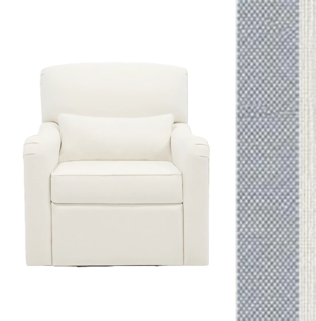 Oilo Teddy Gliding Swivel Nursery Recliner - Image 14