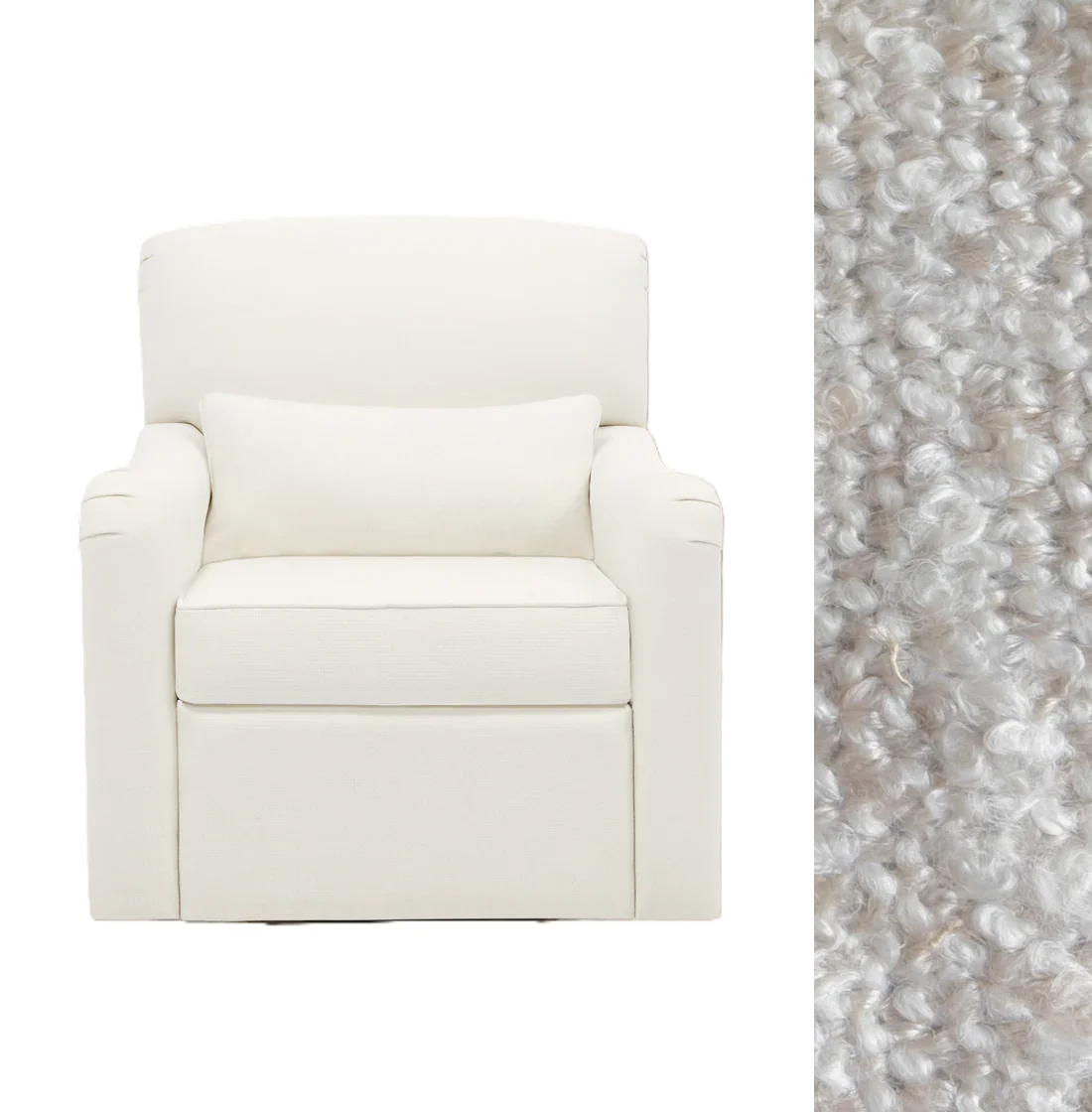 Oilo Teddy Gliding Swivel Nursery Recliner - Image 23