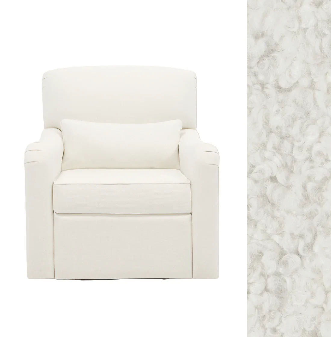 Oilo Teddy Gliding Swivel Nursery Recliner - Image 28
