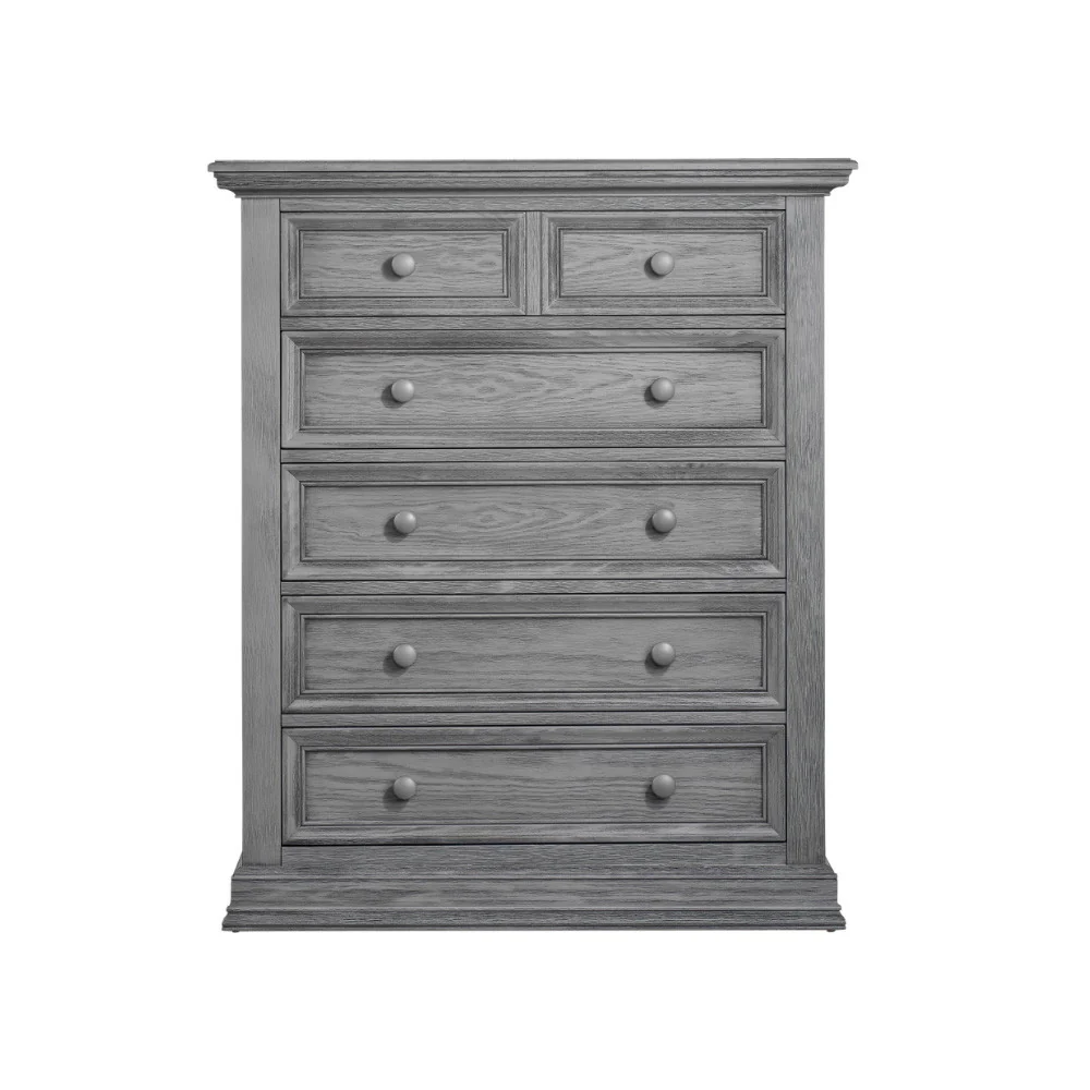 Oxford Baby Glenbrook Collection 5 Drawer Chest in Graphite Gray - Image 3