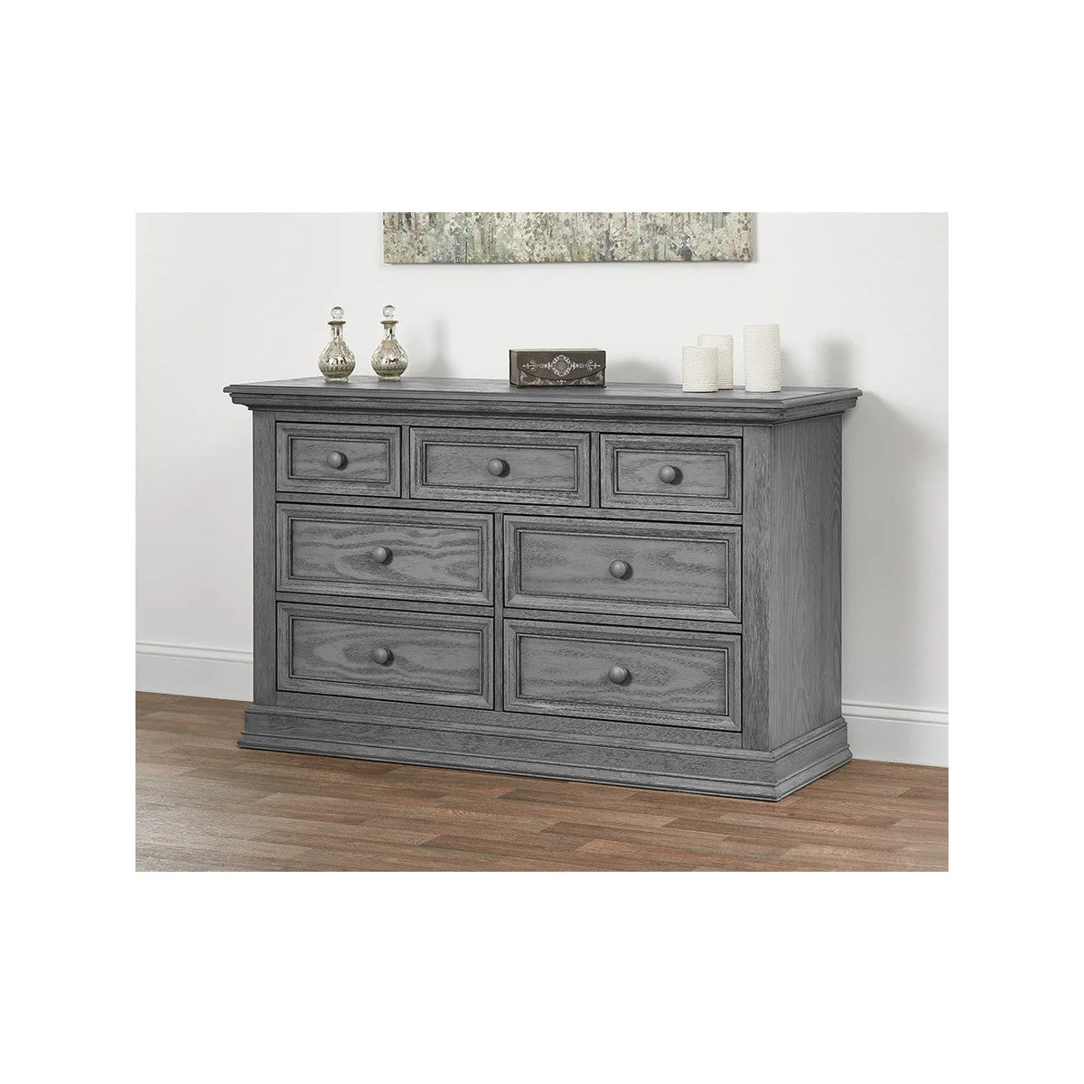 Oxford Baby Glenbrook Collection 7 Drawer Dresser in Graphite Gray - Image 5