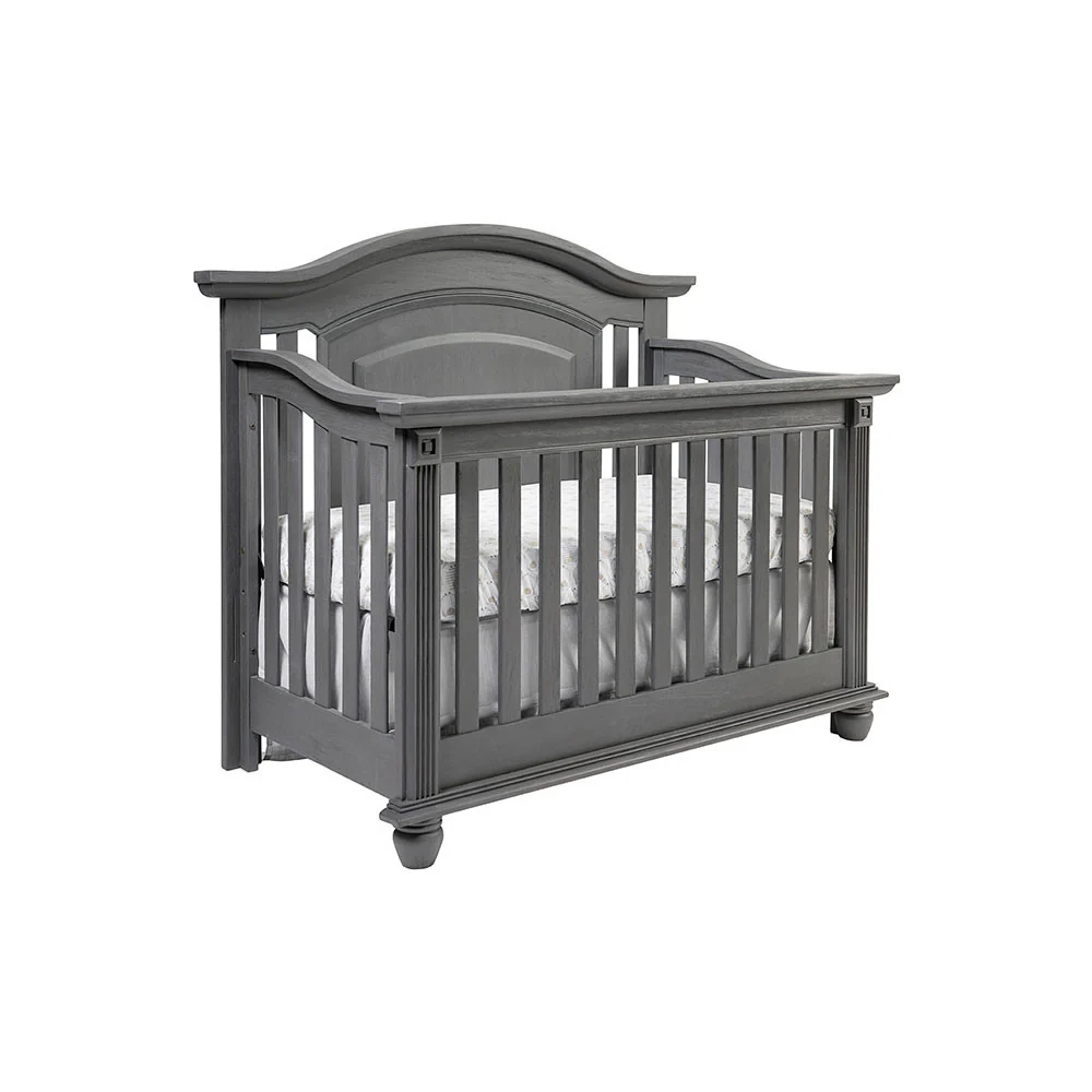 Oxford Baby London Lane 2 Piece Nursery Set - Crib & Dresser in Arctic Gray - Image 5