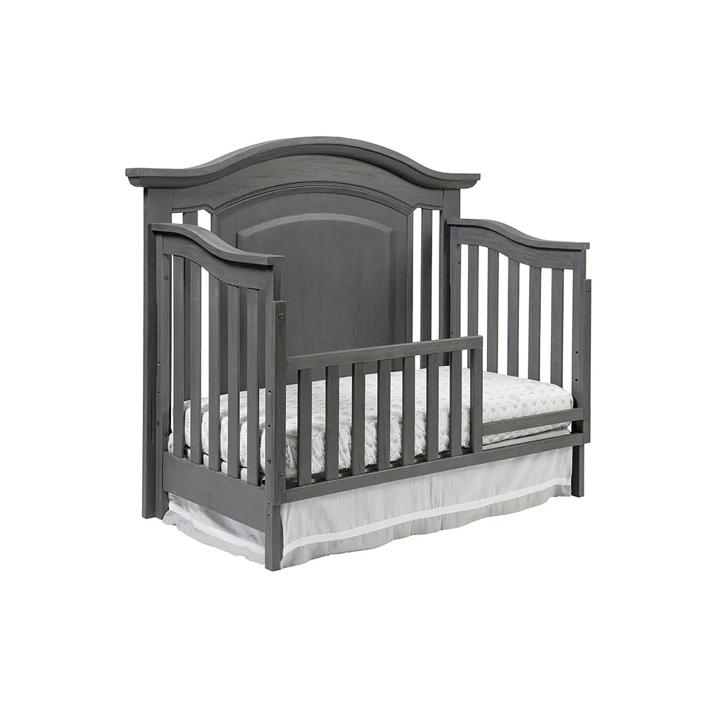 Oxford Baby London Lane 2 Piece Nursery Set - Crib & Dresser in Arctic Gray - Image 6