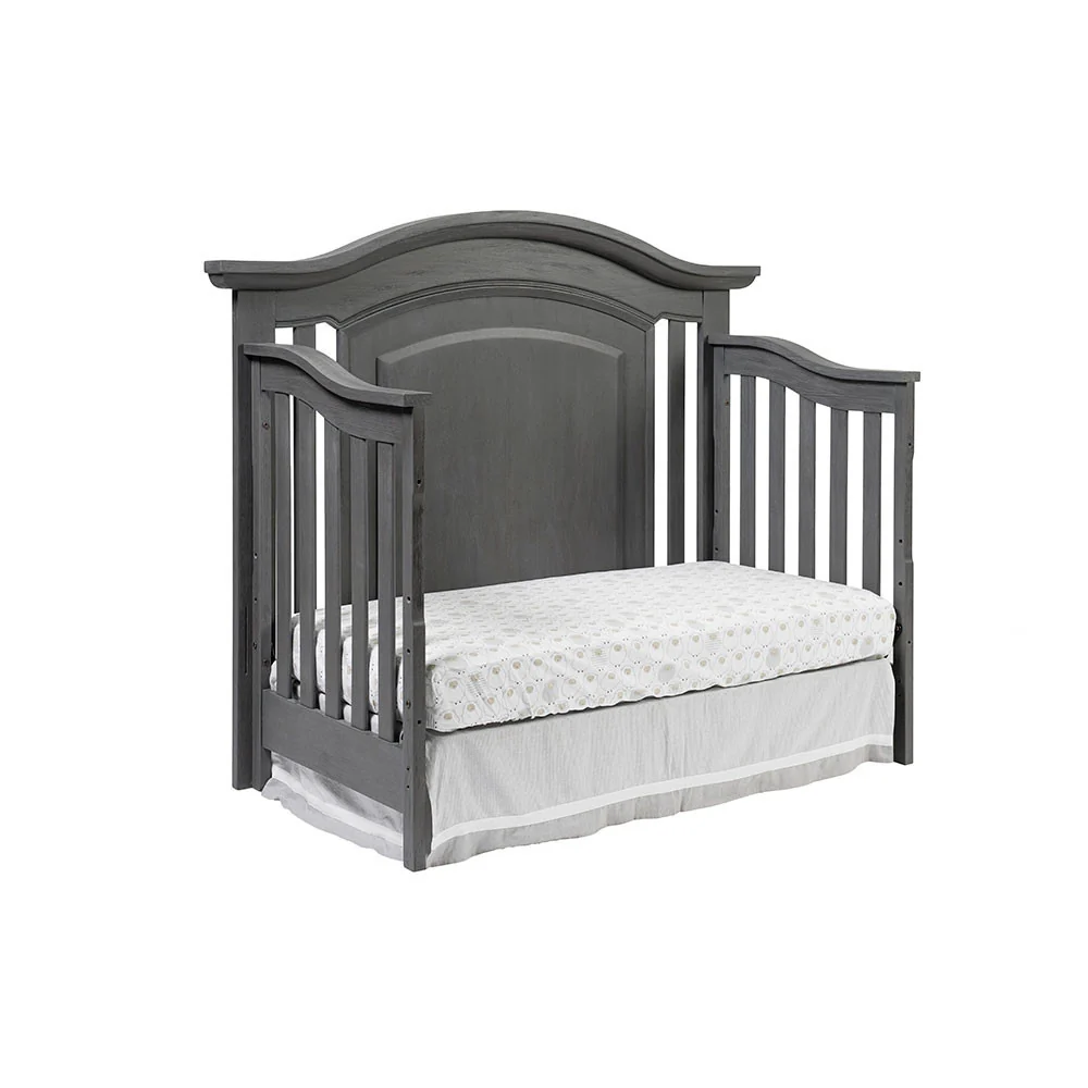 Oxford Baby London Lane 2 Piece Nursery Set - Crib & Dresser in Arctic Gray - Image 7