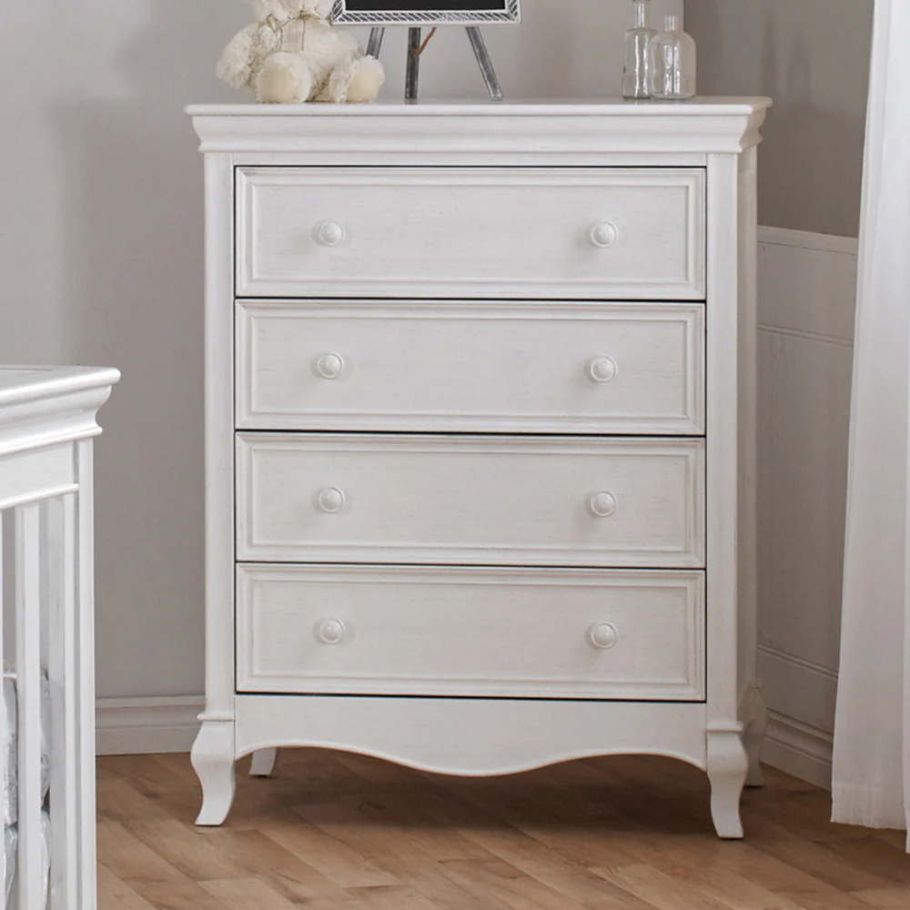 Pali Diamante 4 Drawer Dresser - Vintage White
