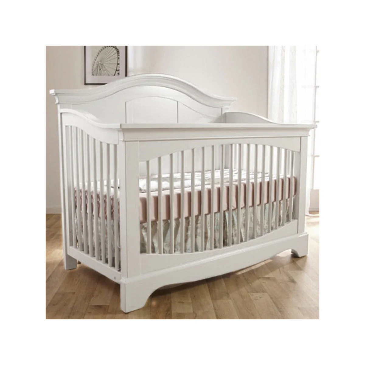 Pali Enna Convertible Crib in Vintage White - Image 4
