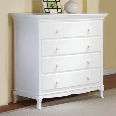 Pali Mantova Collection 4 Drawer Dresser in White - Image 2