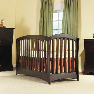 Pali Trieste Collection La Spezia Forever Crib in Vintage Cherry - Image 2