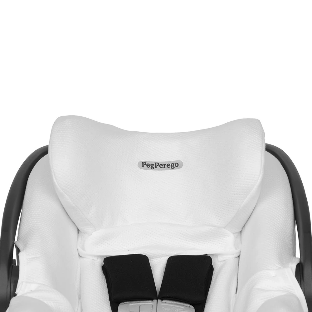 PEG Clima Cover for Primo Viaggio All In One in White Tencel fabric - Image 4