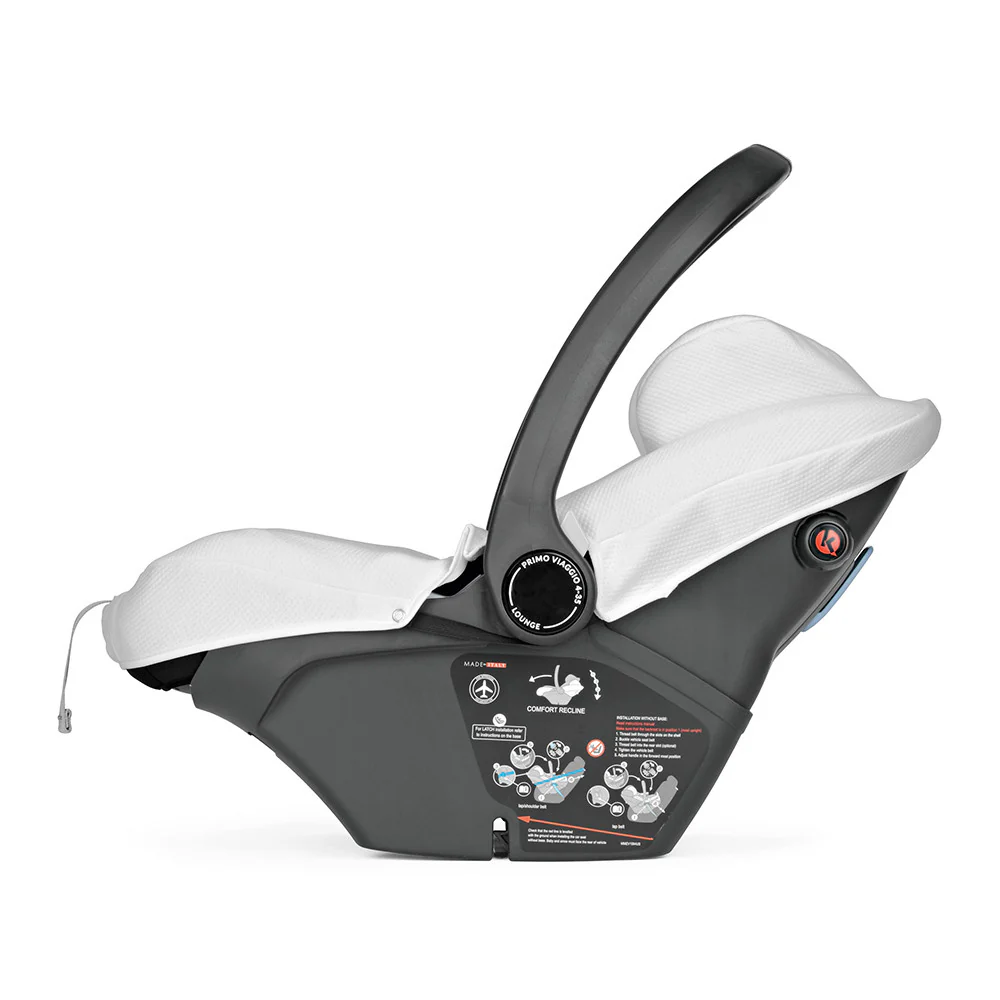 PEG Clima Cover for Primo Viaggio All In One in White Tencel fabric - Image 5