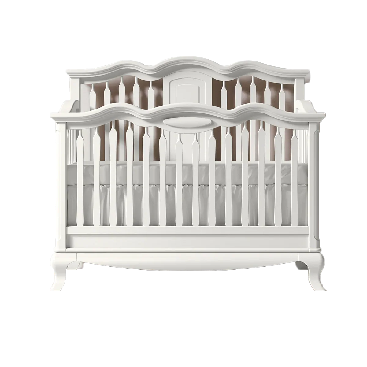 Romina Cleopatra Convertible crib w/ Open Back