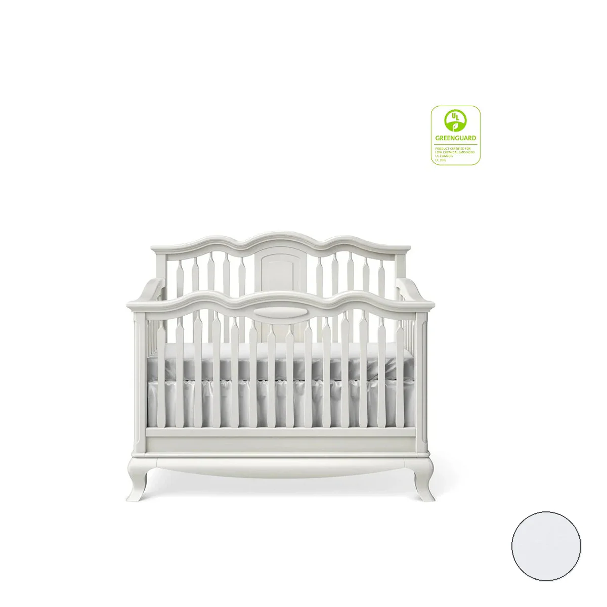 Romina Cleopatra Convertible crib w/ Open Back - Image 37