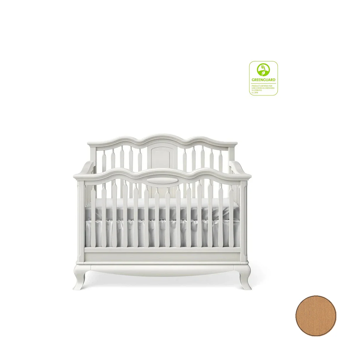 Romina Cleopatra Convertible crib w/ Open Back - Image 45