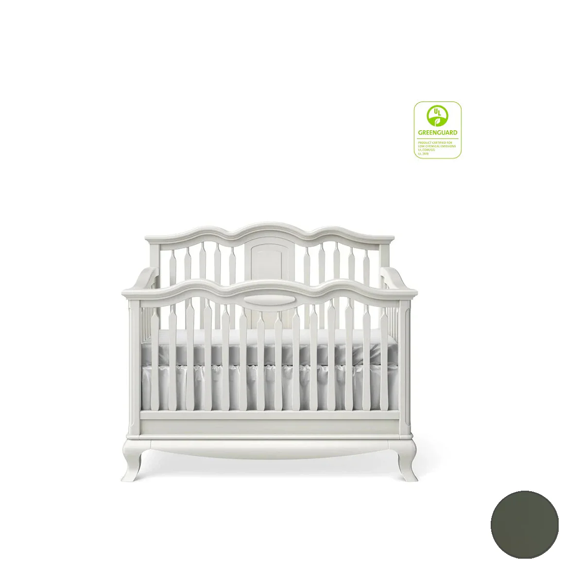 Romina Cleopatra Convertible crib w/ Open Back - Image 48