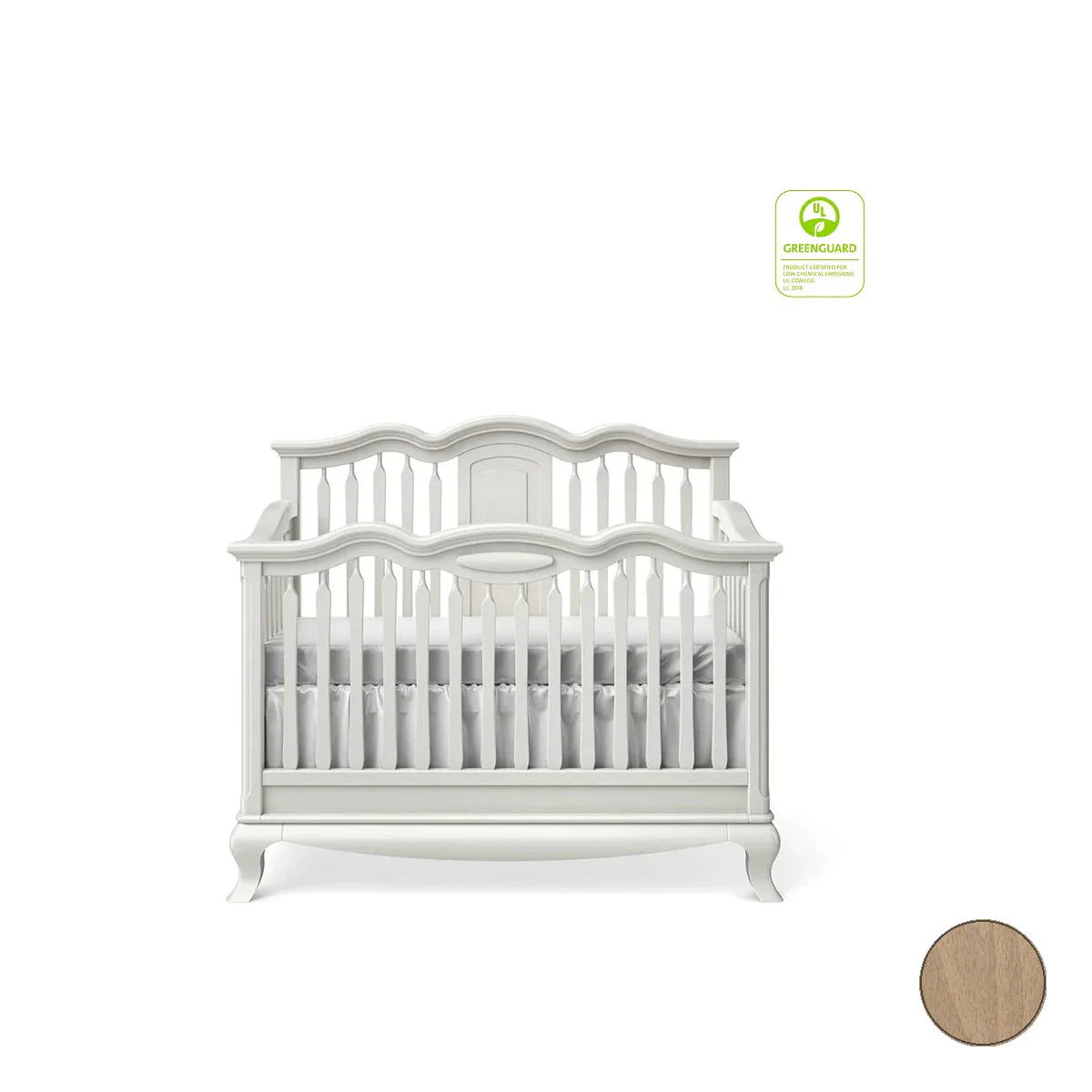 Romina Cleopatra Convertible crib w/ Open Back - Image 49