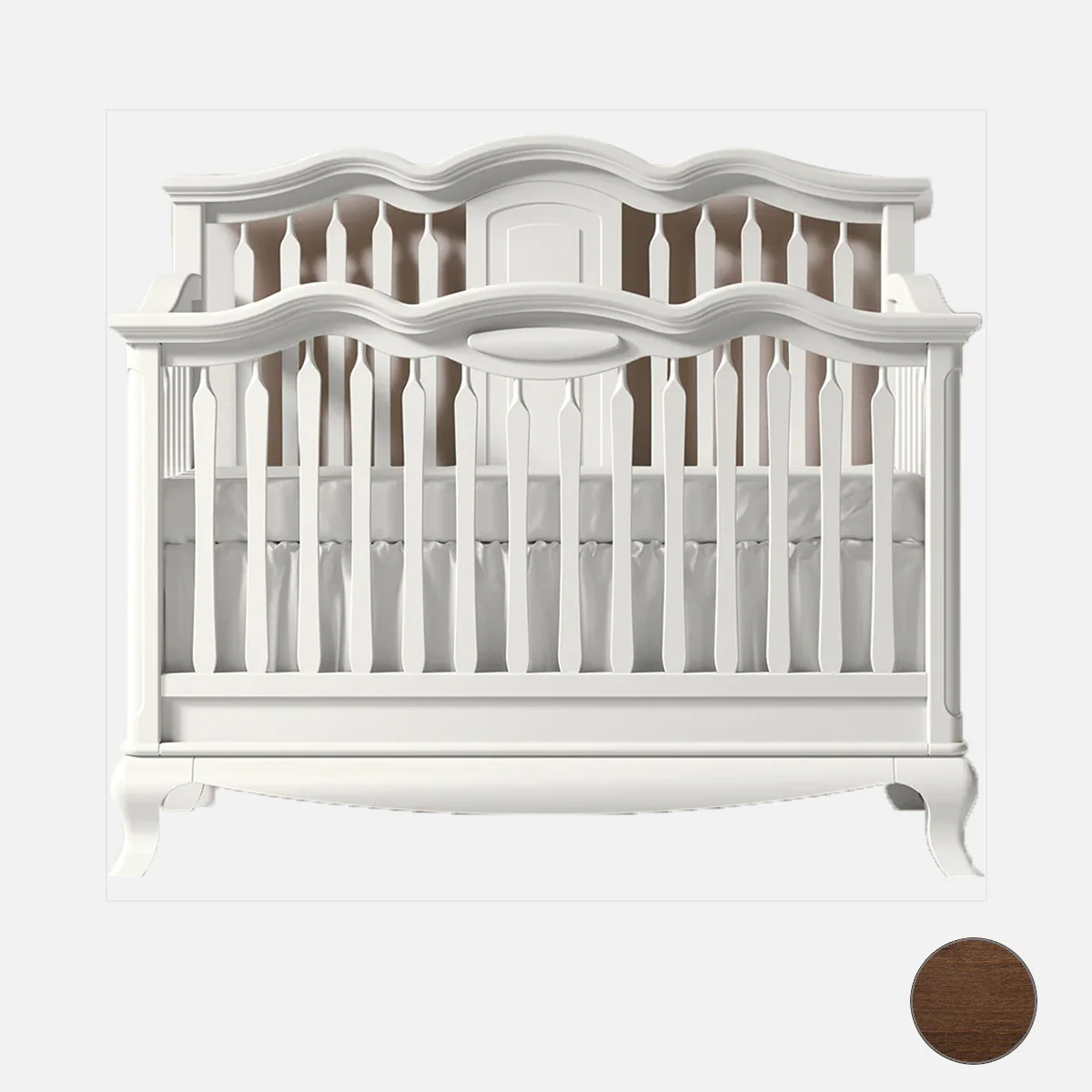 Romina Cleopatra Convertible crib w/ Open Back - Image 52