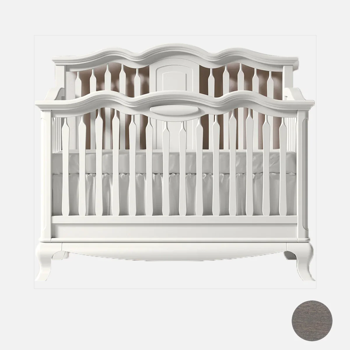 Romina Cleopatra Convertible crib w/ Open Back - Image 53