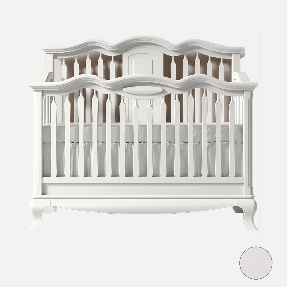 Romina Cleopatra Convertible crib w/ Open Back - Image 54