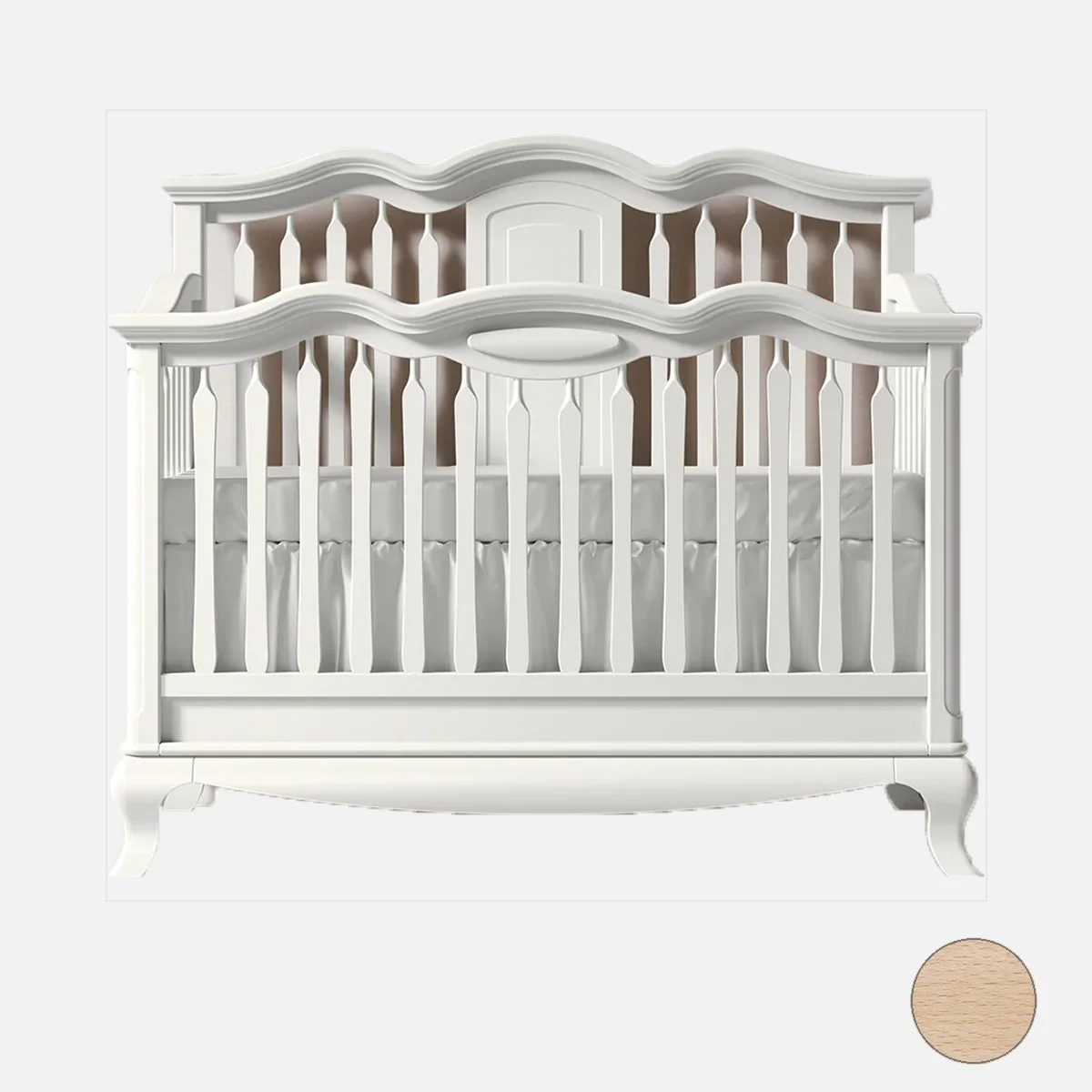 Romina Cleopatra Convertible crib w/ Open Back - Image 56