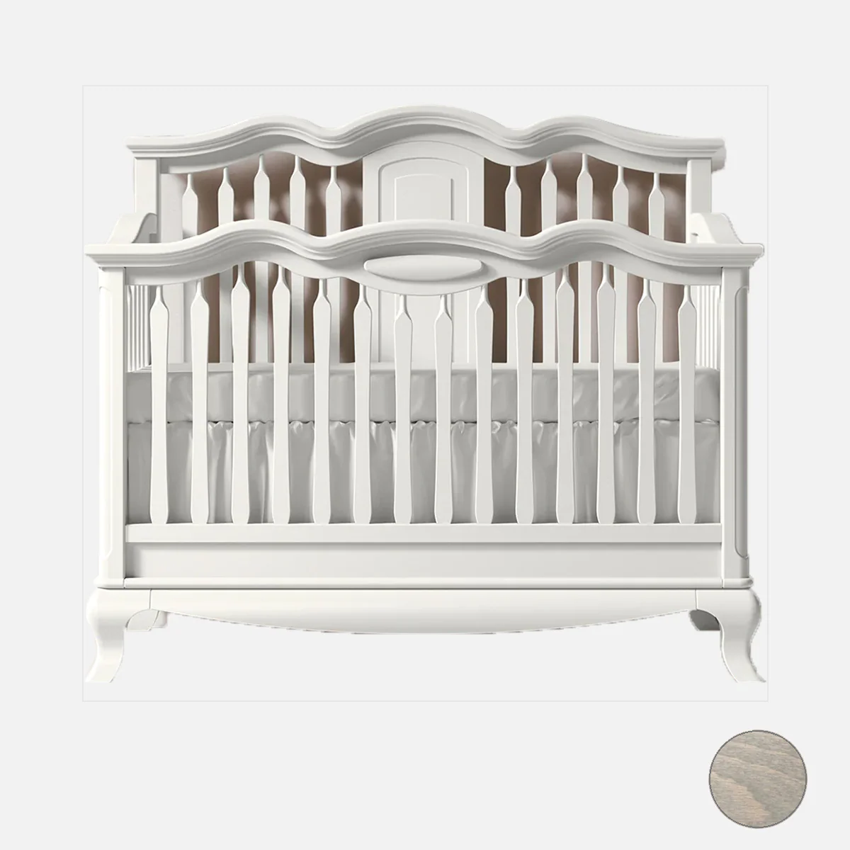 Romina Cleopatra Convertible crib w/ Open Back - Image 57