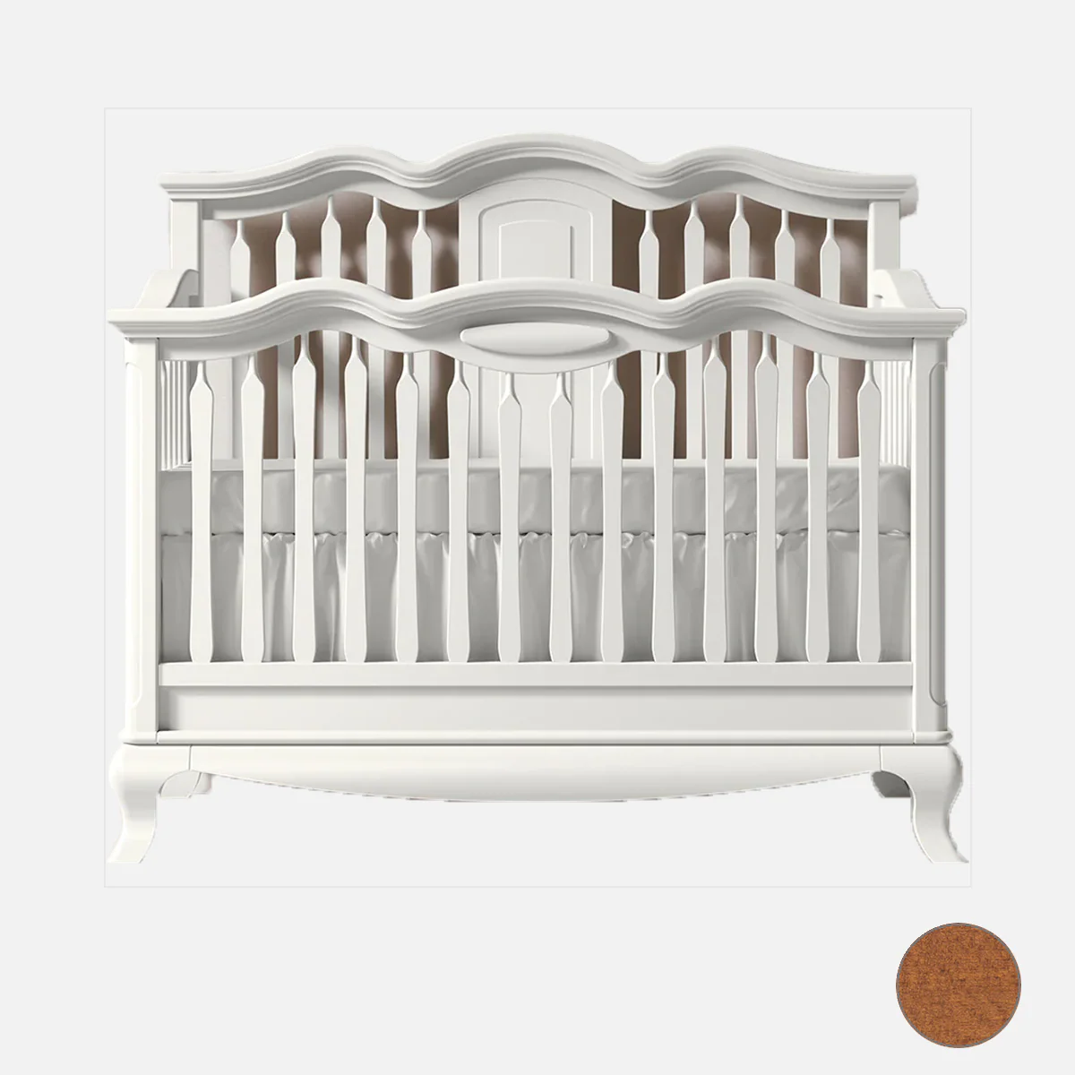 Romina Cleopatra Convertible crib w/ Open Back - Image 58