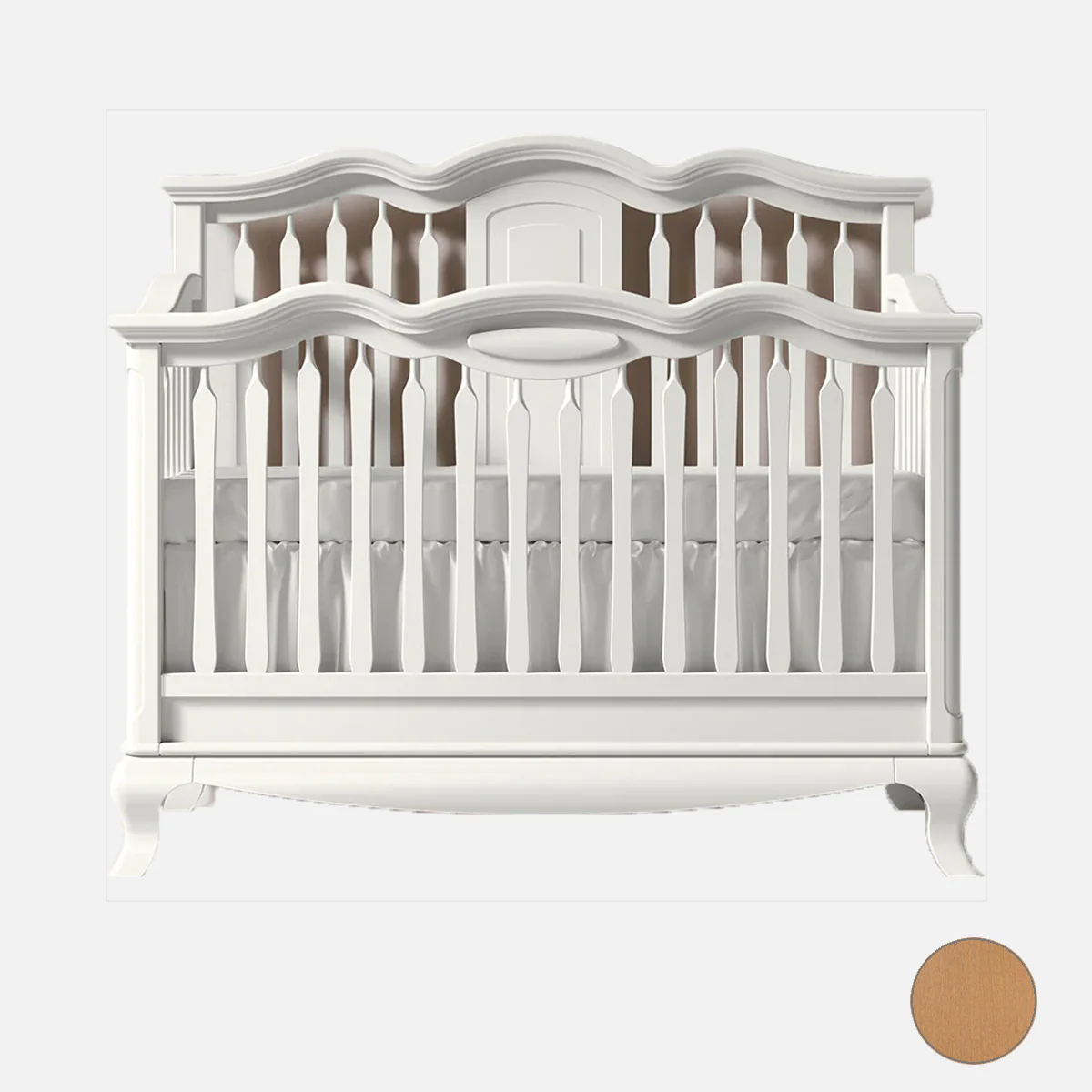 Romina Cleopatra Convertible crib w/ Open Back - Image 59