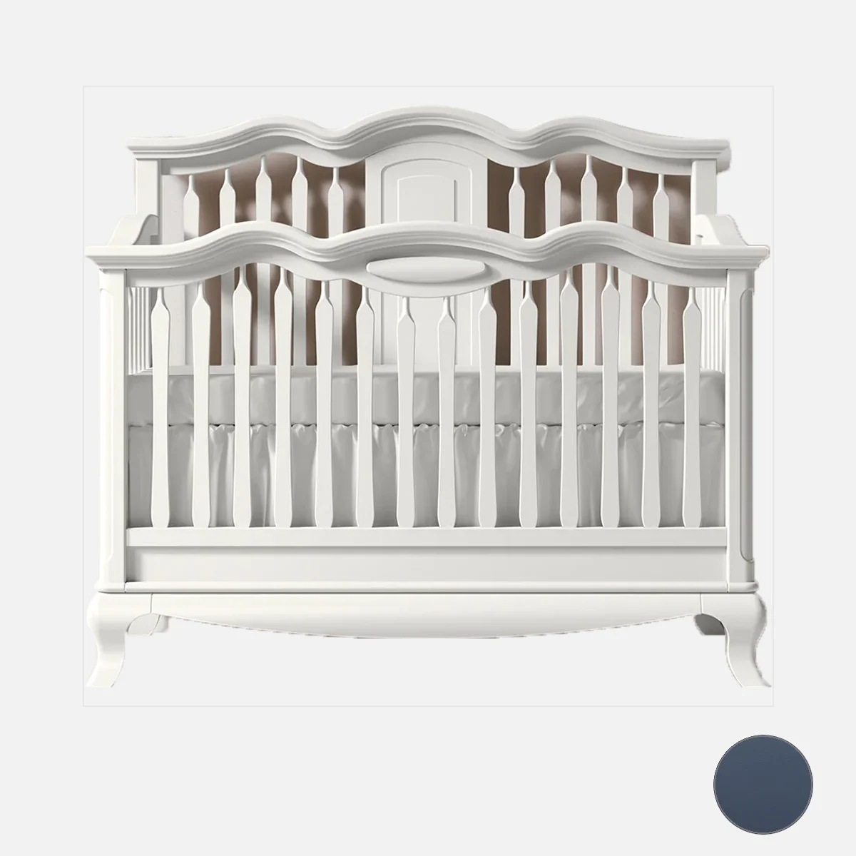 Romina Cleopatra Convertible crib w/ Open Back - Image 60