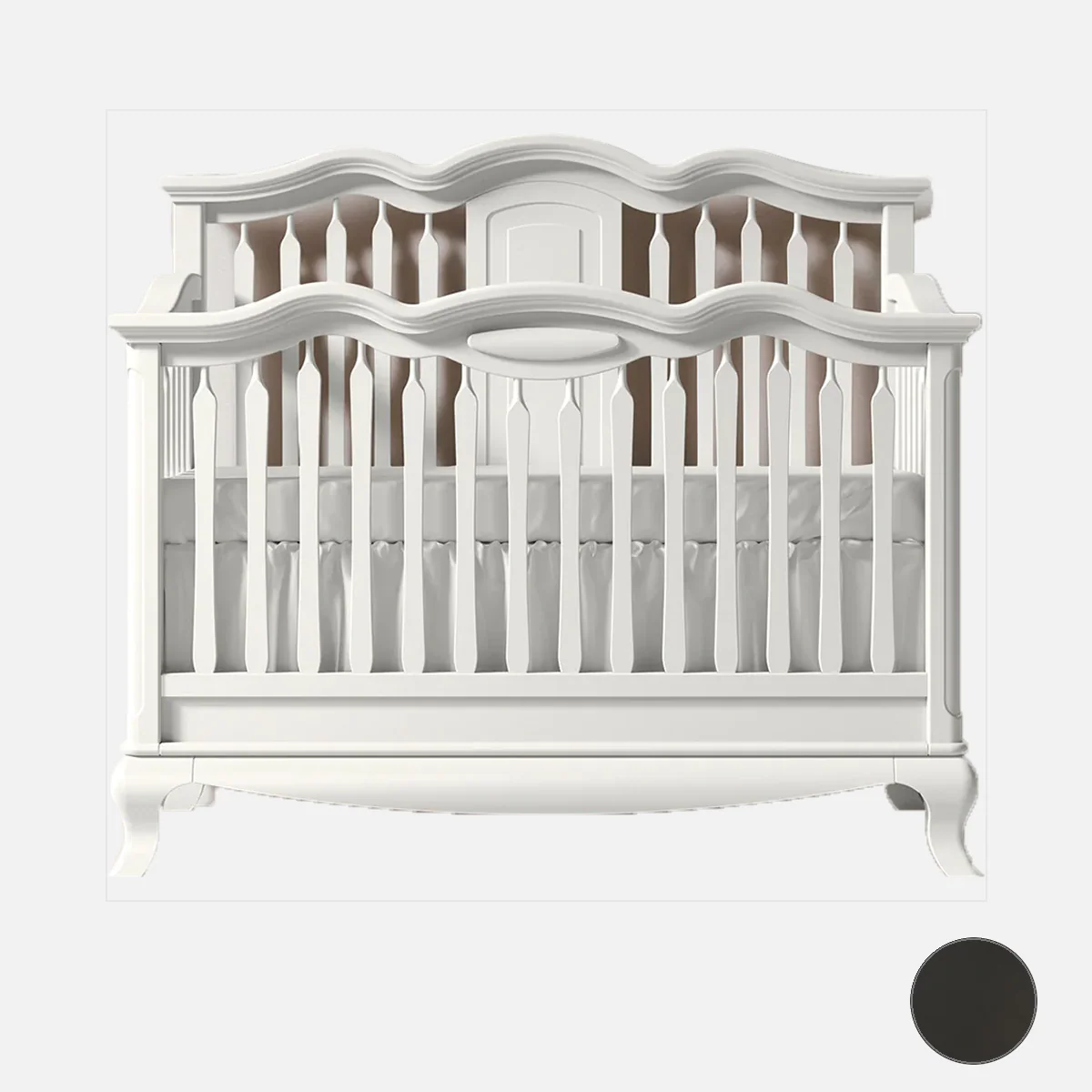 Romina Cleopatra Convertible crib w/ Open Back - Image 61