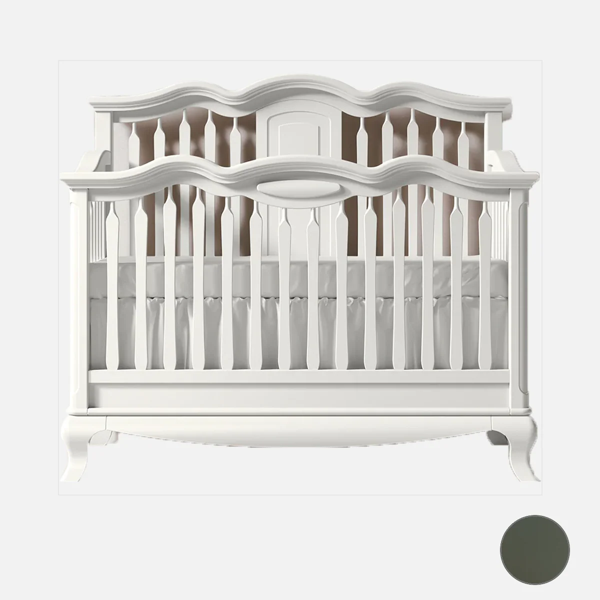 Romina Cleopatra Convertible crib w/ Open Back - Image 62