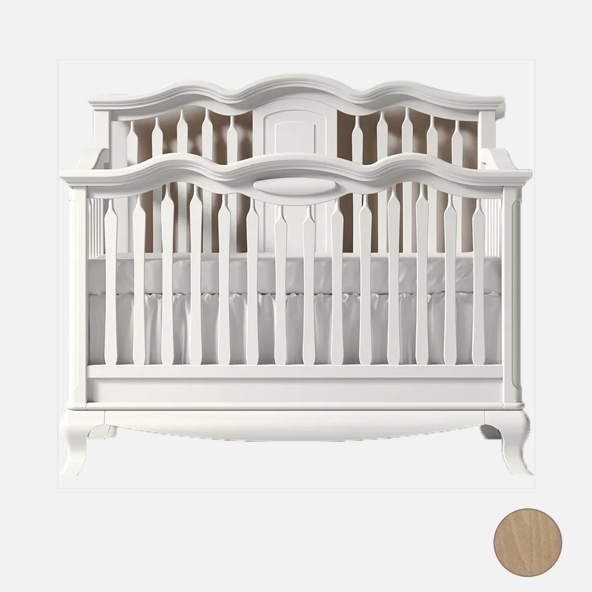 Romina Cleopatra Convertible crib w/ Open Back - Image 63