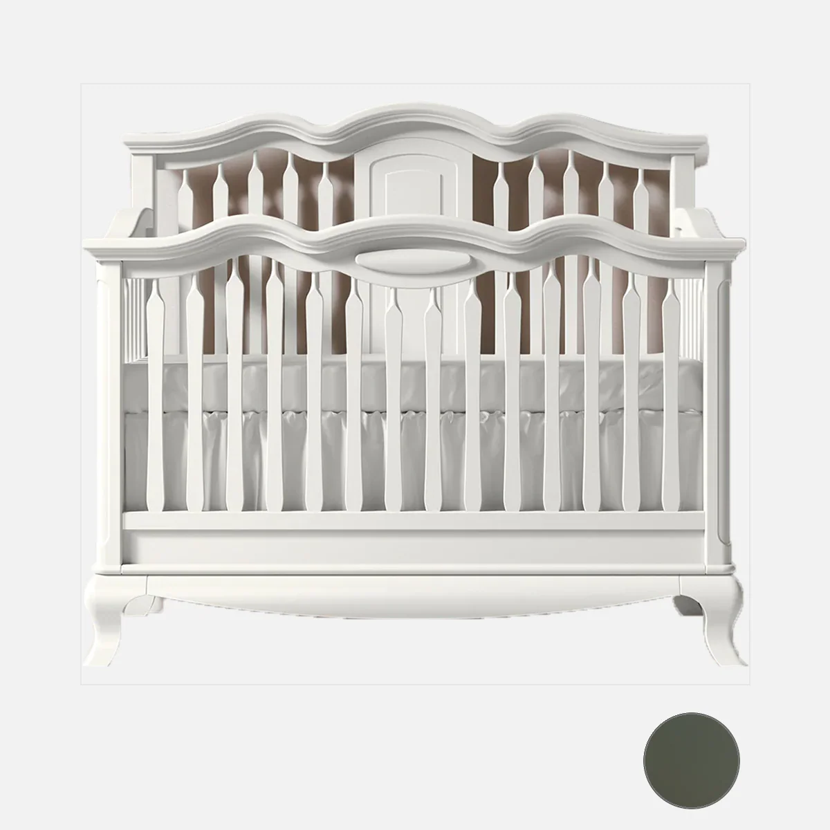 Romina Cleopatra Convertible crib w/ Open Back - Image 65