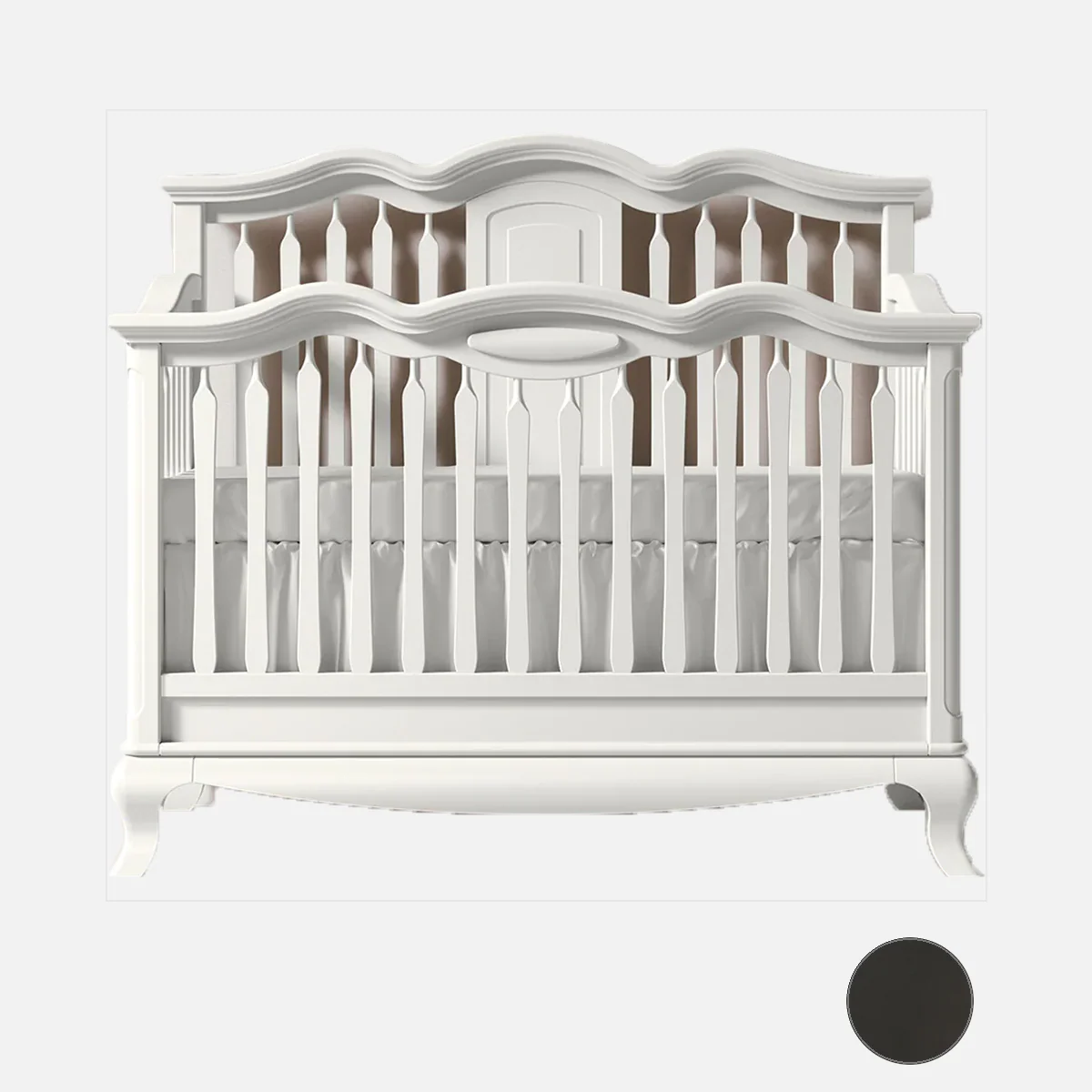 Romina Cleopatra Convertible crib w/ Open Back - Image 66