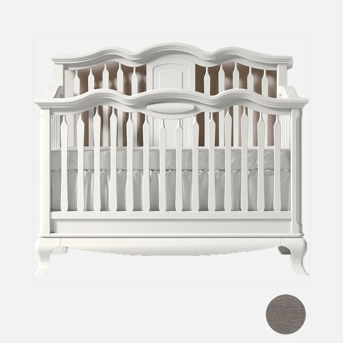 Romina Cleopatra Convertible crib w/ Open Back - Image 70