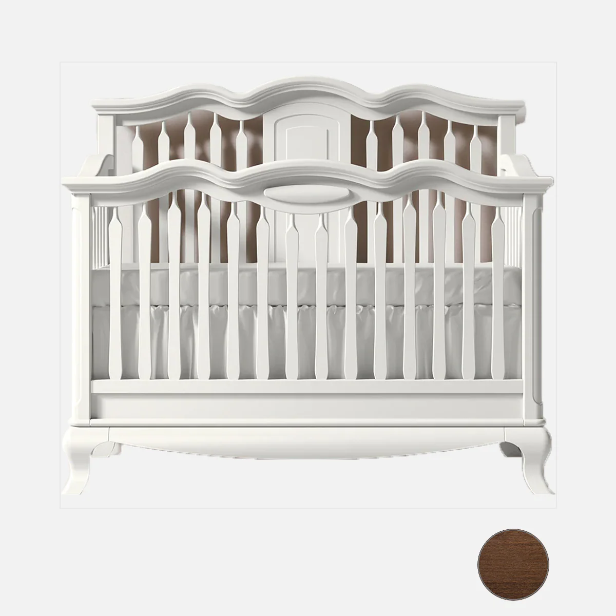Romina Cleopatra Convertible crib w/ Open Back - Image 71