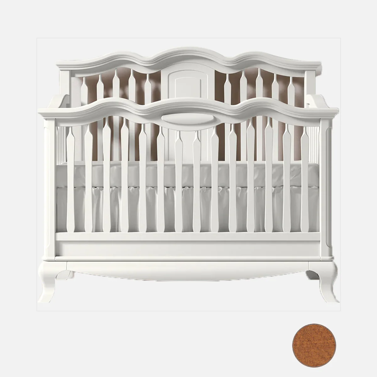Romina Cleopatra Convertible crib w/ Open Back - Image 73
