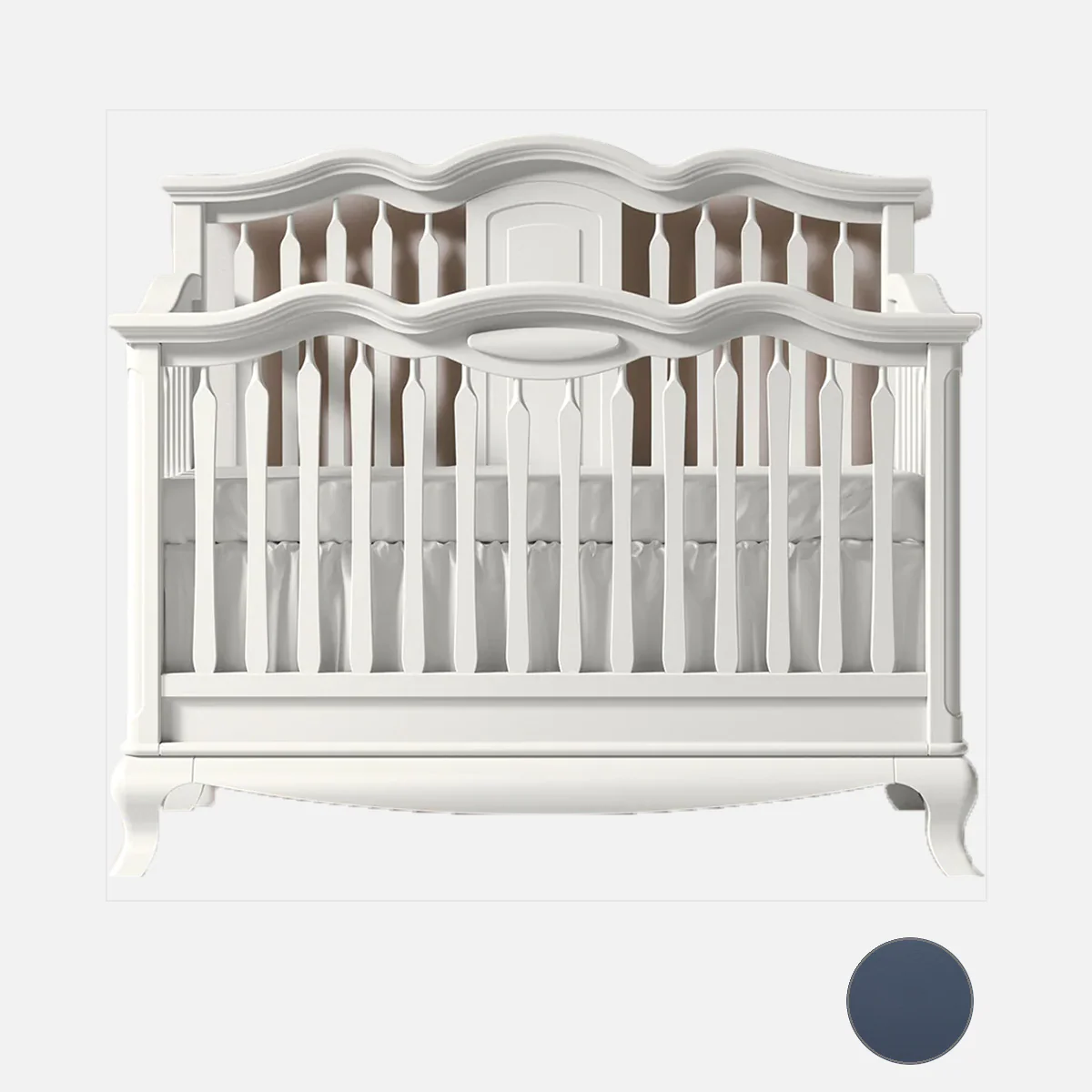 Romina Cleopatra Convertible crib w/ Open Back - Image 75