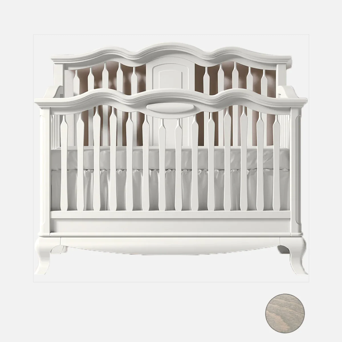 Romina Cleopatra Convertible crib w/ Open Back - Image 76