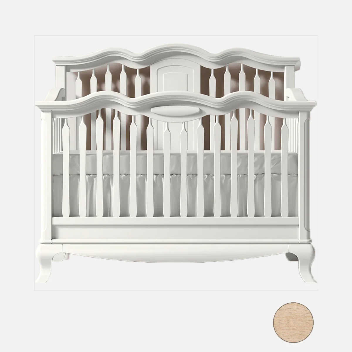 Romina Cleopatra Convertible crib w/ Open Back - Image 77
