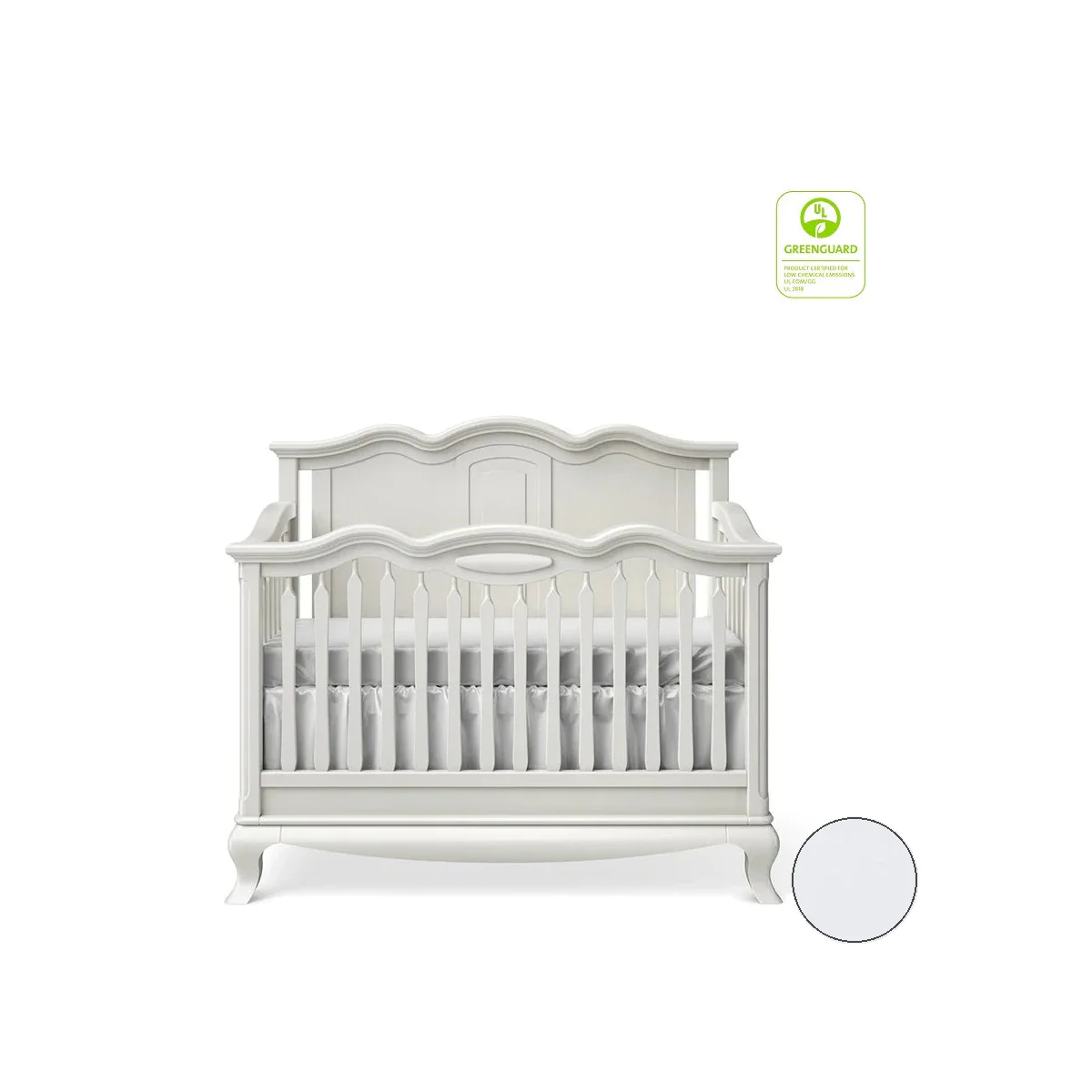 Romina Cleopatra Convertible crib w/ Solid Panel - Image 23