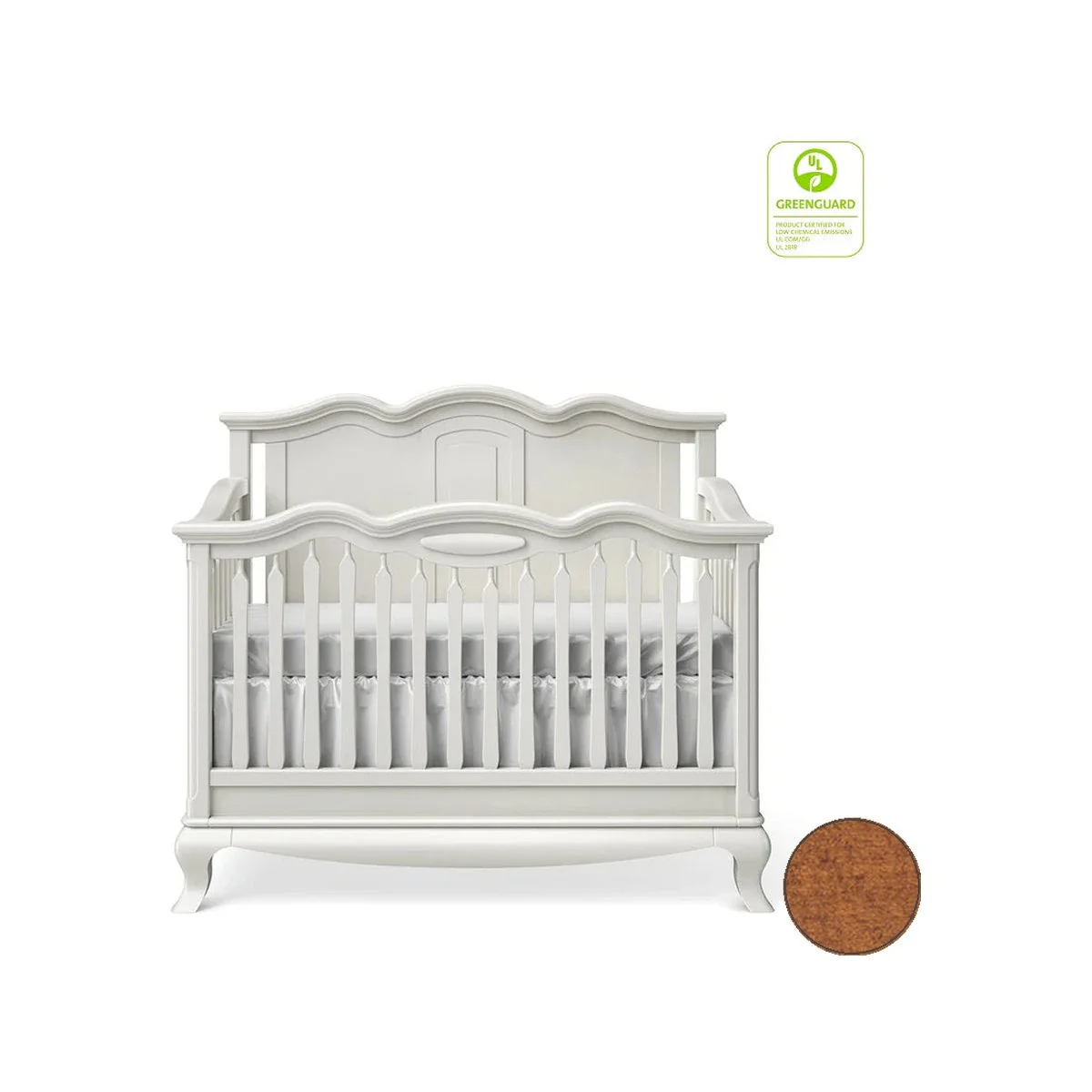 Romina Cleopatra Convertible crib w/ Solid Panel - Image 25