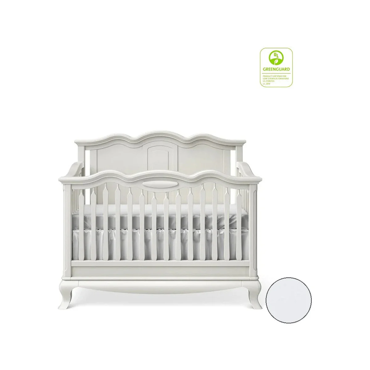 Romina Cleopatra Convertible crib w/ Solid Panel - Image 26