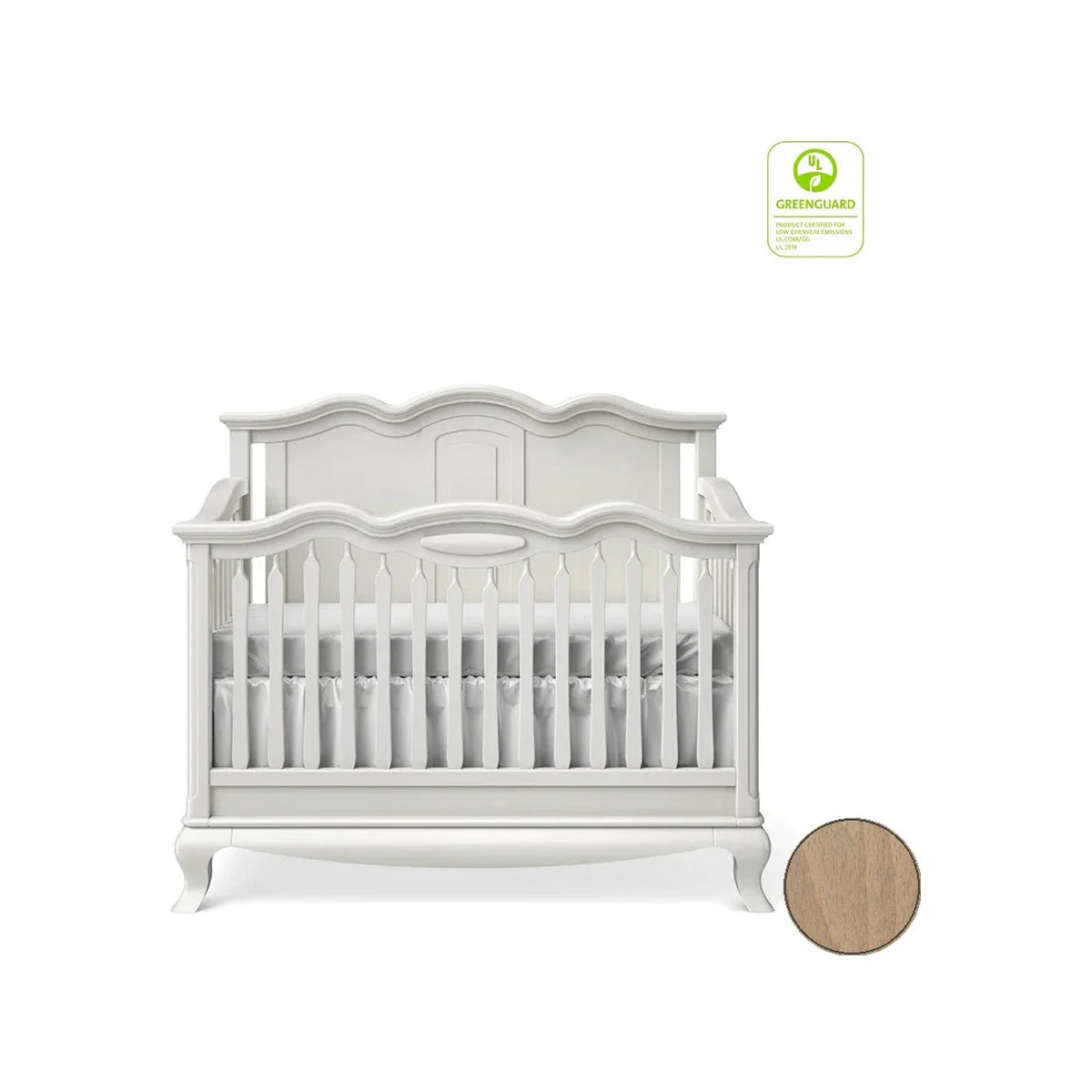 Romina Cleopatra Convertible crib w/ Solid Panel - Image 27