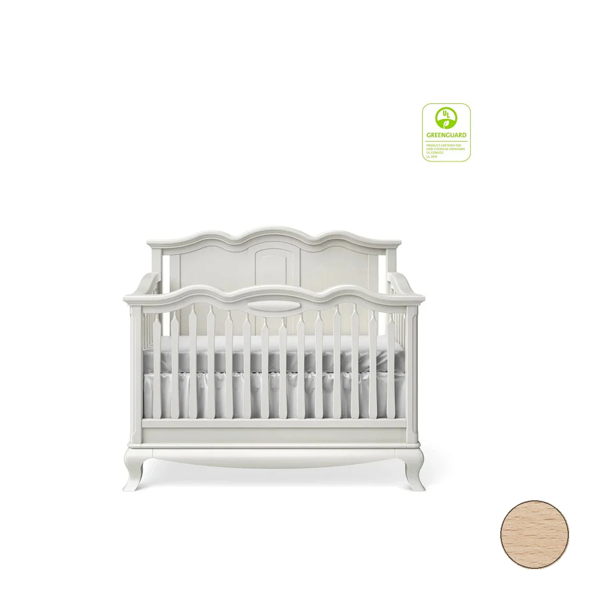 Romina Cleopatra Convertible crib w/ Solid Panel - Image 35