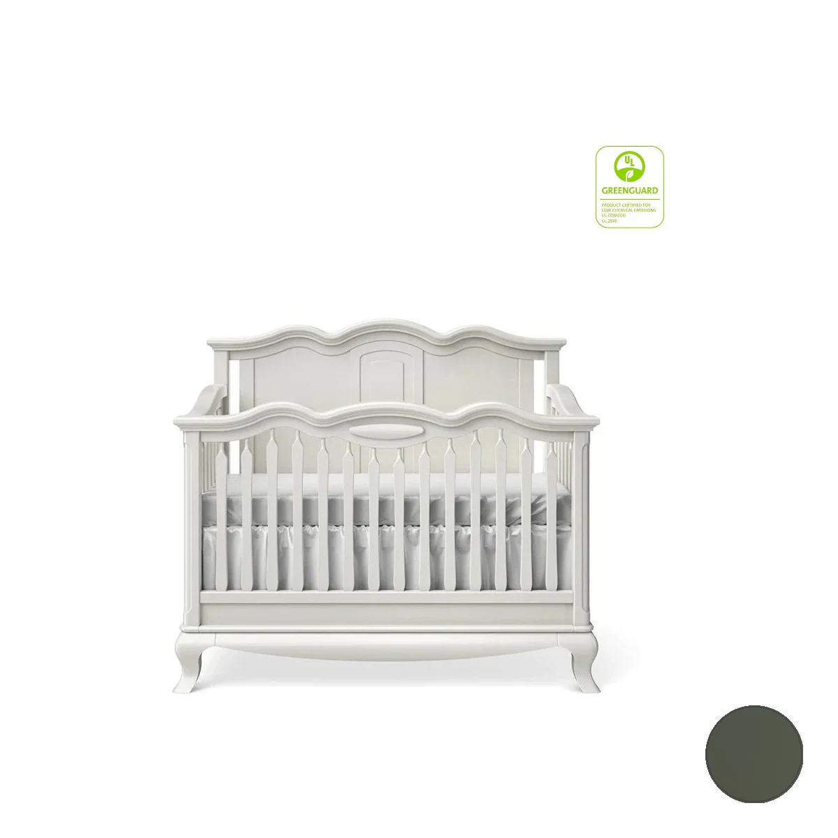 Romina Cleopatra Convertible crib w/ Solid Panel - Image 41