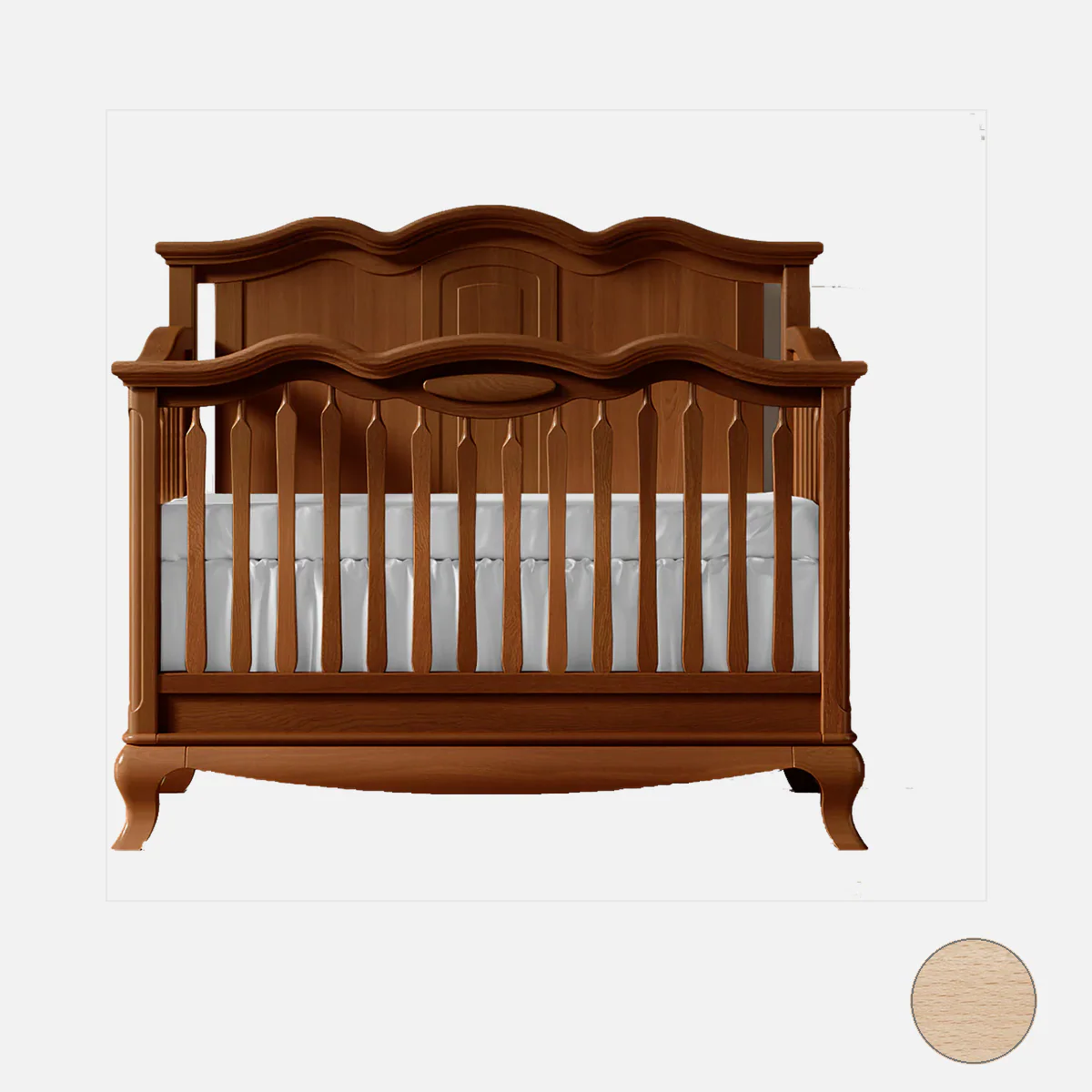 Romina Cleopatra Convertible crib w/ Solid Panel - Image 48