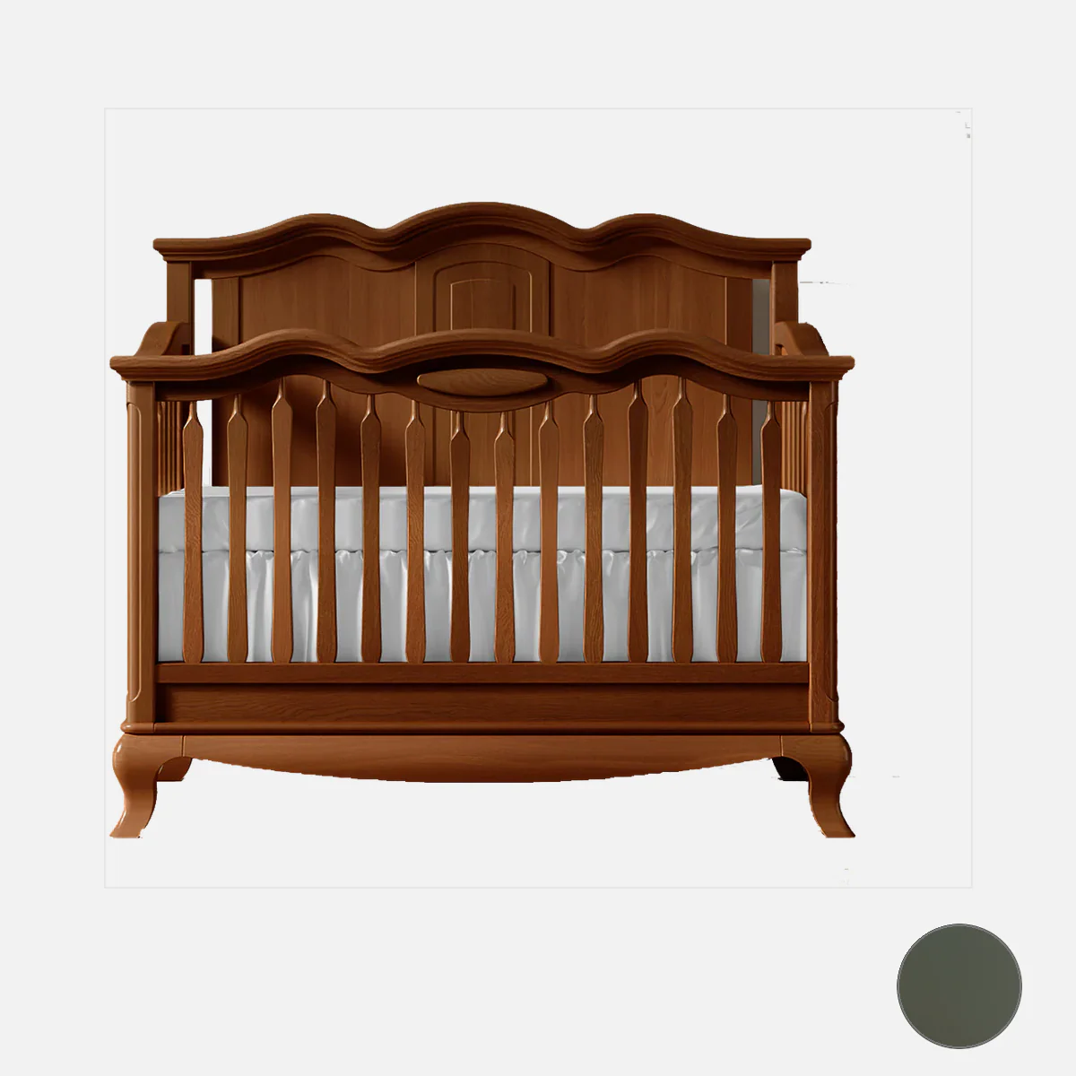 Romina Cleopatra Convertible crib w/ Solid Panel - Image 54