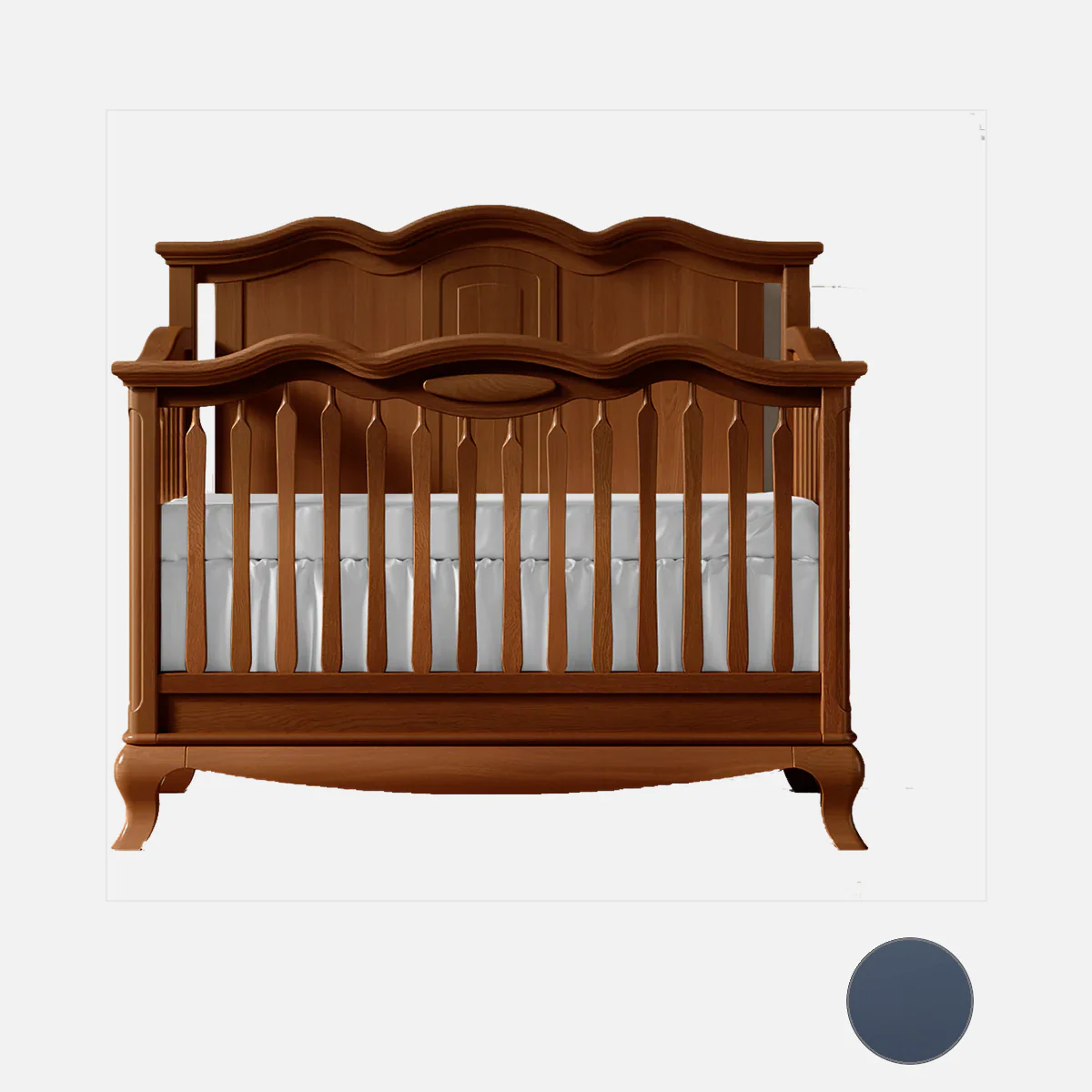 Romina Cleopatra Convertible crib w/ Solid Panel - Image 63