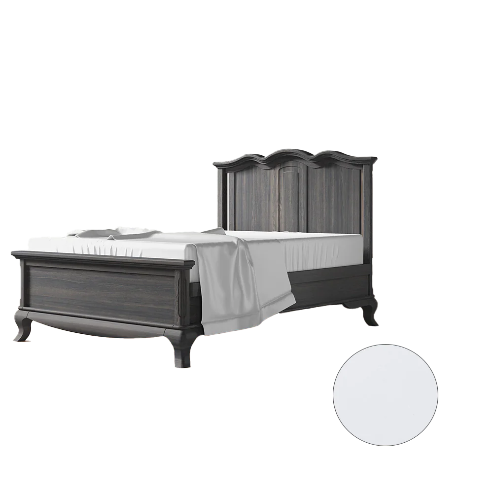 Romina Cleopatra full bed w/ Solid Panel - Image 9